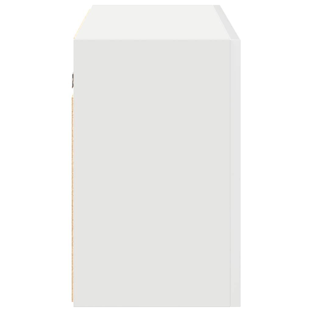 Bathroom Wall Cabinet White 100 x 25 x 40 cm Particleboard