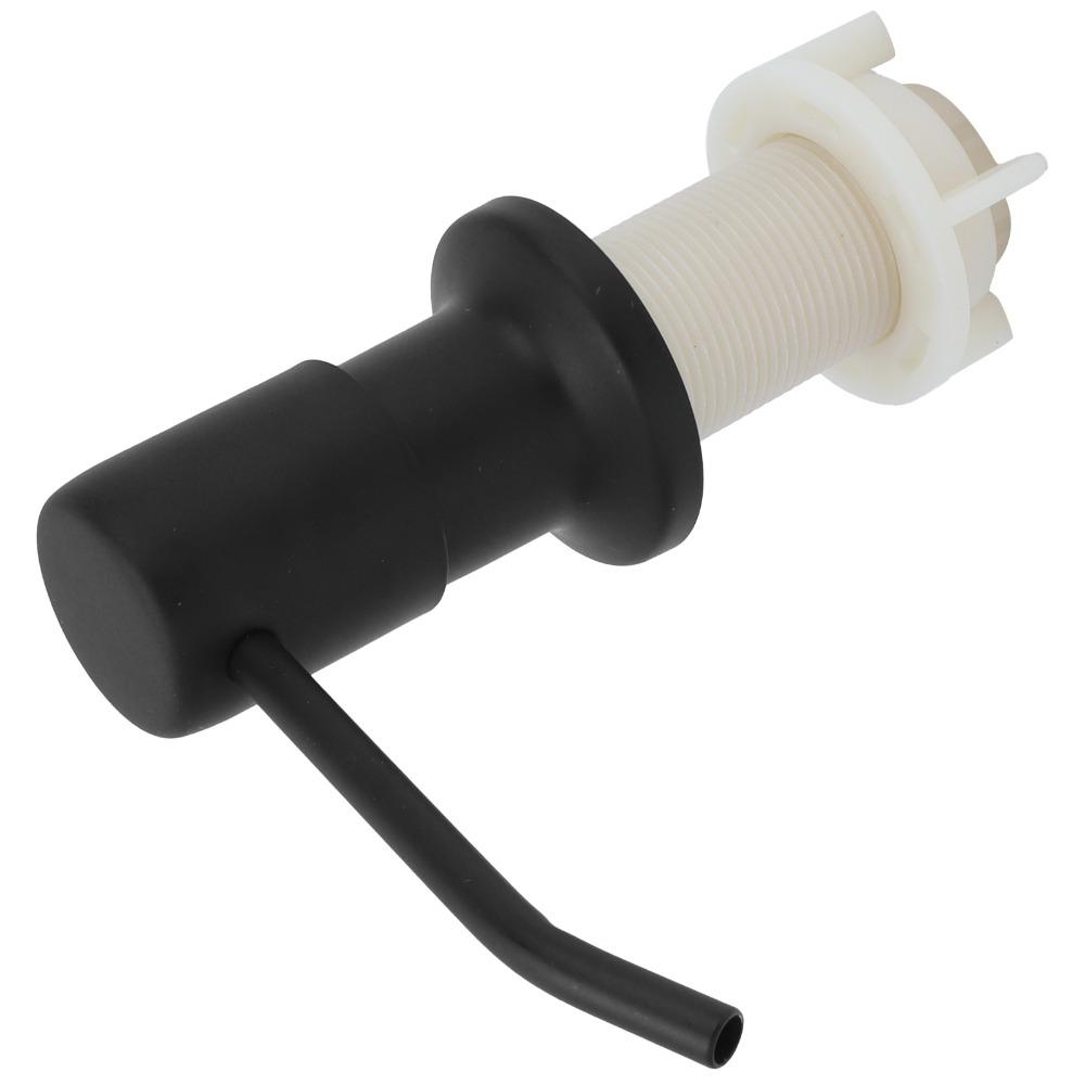 Stainless Steel Soap Dispenser Pump Matte Black Built In Soap Dispenser  For Kitchen Sink