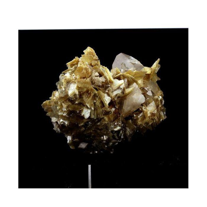 Pierres et Minéraux. Quartz + Muscovite. 1562.0 ct. Linópolis, Divino das Laranjeiras, Brésil.