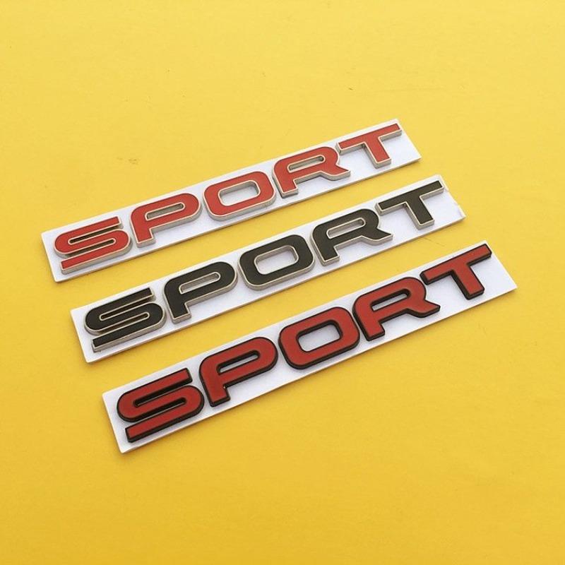 Спортивная наклейка с буквами на заднюю часть автомобиля, спортивная трехмерная металлическая наклейка для модификации кузова, автомобильная наклейка