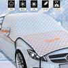Outdoor Car Snow Shield Winter Snowproof Windshield Cover Anti-Frost Car Cover Windproof Strap Universal for Suv Sedan