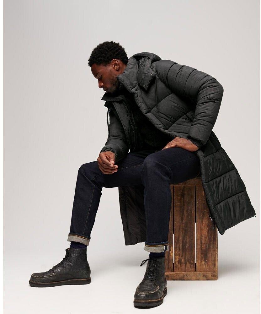 Зимняя куртка Superdry Rips Longline Puffer Jacket (M5011759A) коричневый