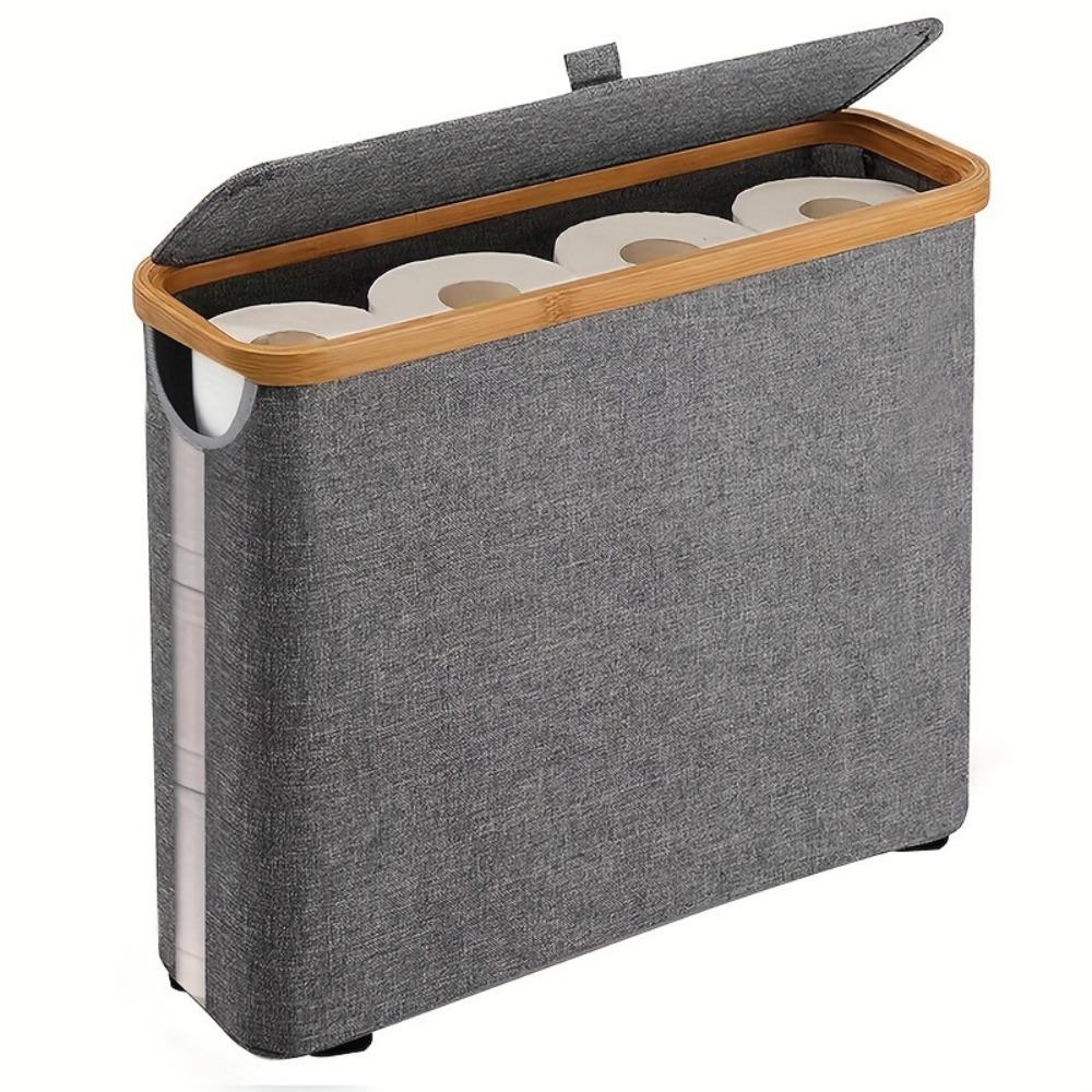 Multifunctional Toilet Paper Storage Cabinet Paper Towels Storage Box Holder Stand for Bathroom