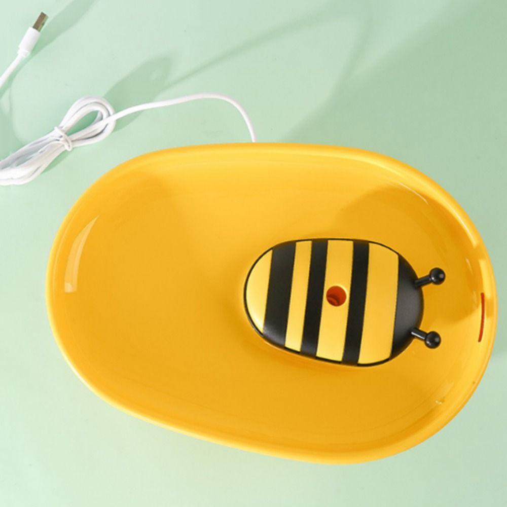 Ультратихая поилка для домашних животных 2 л, автоматический водопад для кошек, диспенсер для воды с пчелой для щенков и кошек