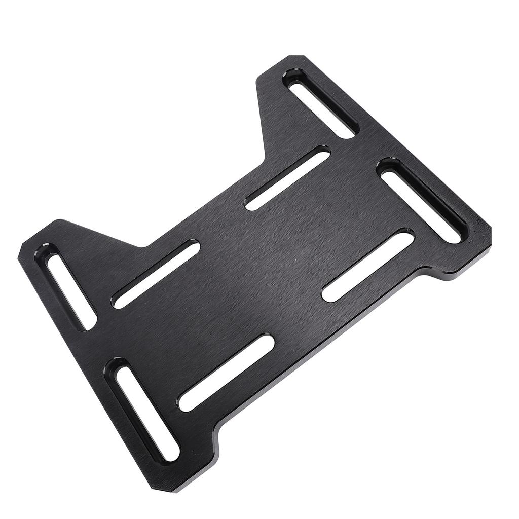 Регулируемый адаптер кронштейна крепления двигателя с крепежом Алюминий Высокая твердость Долговечность для мини-байка Го-карта Черный