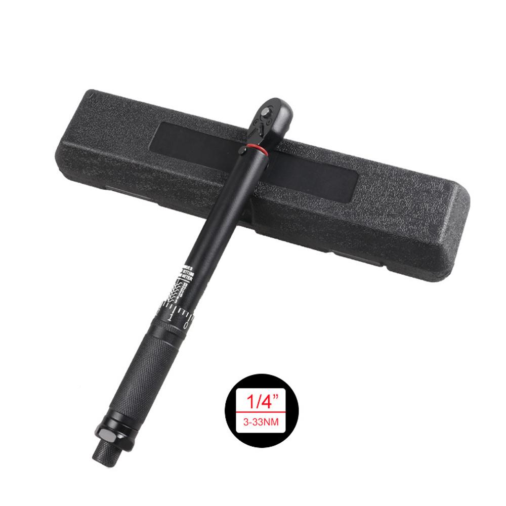 3-230 Н·м 1/2" 3/8" 1/4" Динамометрический ключ Хром-ванадиевая сталь Для ремонта машин Профессиональный Велосипедный Автомобильный Инструмент 1 шт.
