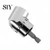 Versatile Socket Adapter Set Right Angle Electric Drill 105-Degree 1/4 3/8 1/2 Heavy Duty Inch Press Attachment with 360-Degree Rotatable