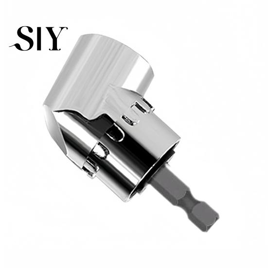 Versatile Socket Adapter Set Right Angle Electric Drill 105-Degree 1/4 3/8 1/2 Heavy Duty Inch Press Attachment with 360-Degree Rotatable