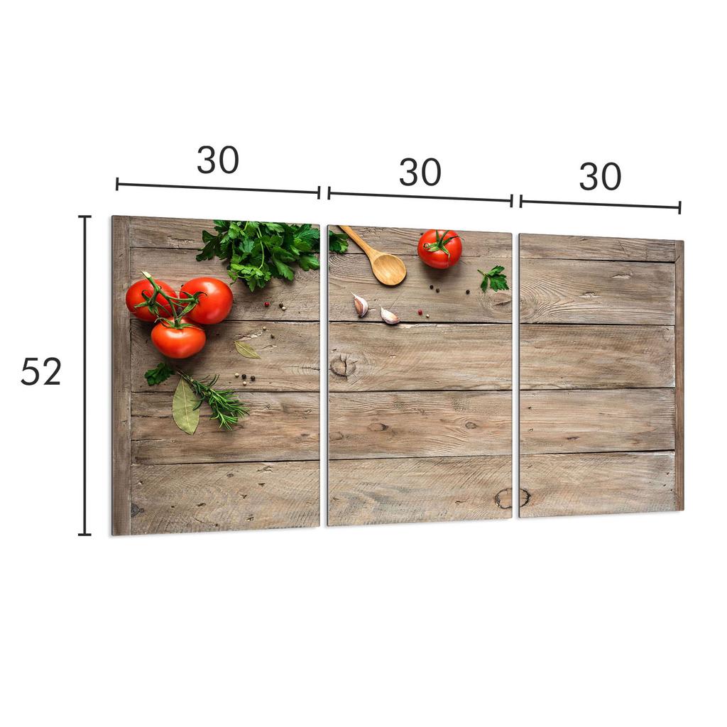 Szklana płyta ochronna na kuchenkę 3x30x52