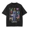Retro Style Scarious Ghost  Band T-Shirt  Harajuku T Shirts Short Sleeves Tops Summer Cotton O Neck Oversized Clothes