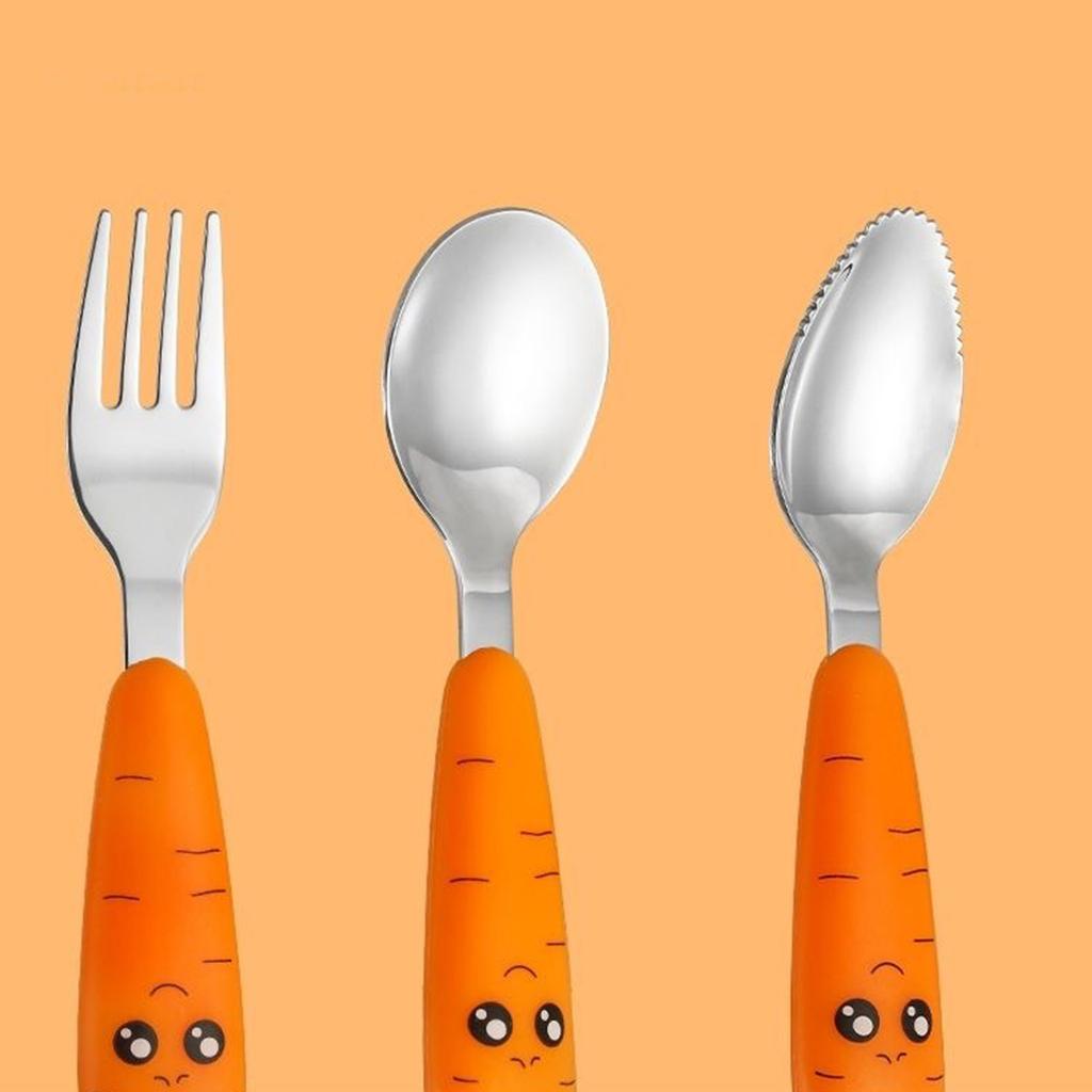 Детская ложка, вилка для кормления малышей, многоцелевая еда, лапша, ложки для кормления, безопасная детская посуда для пищевых продуктов