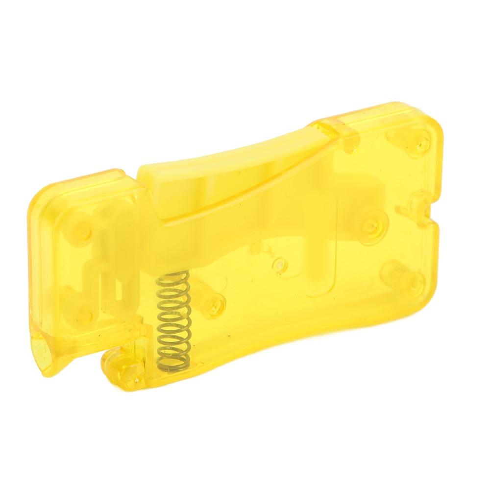 3pcs Plastic Automatic Needle Threader Yellow Simple Needle Threader  For Hand Sewing