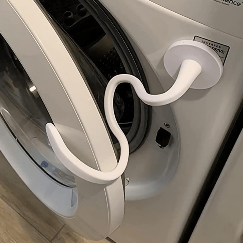 Magnetic Washer Door Prop-Stabilizer For Front Load Machines-Easy-Install Flex Design-Fits Most Washers & Rv Laundry Doors