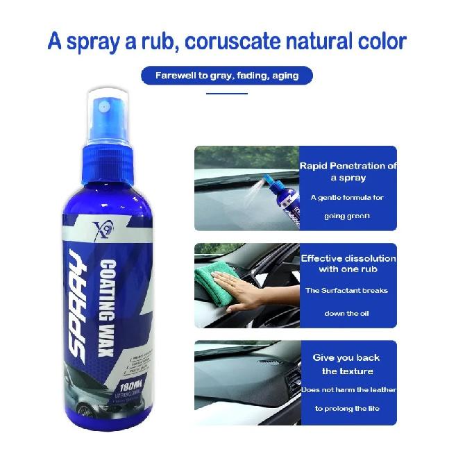Car Plastic Restore Coating Agent Auto Plastic Rubber Exterior Repair Clean Refresh Restoration Agent Black Shine Seal Brighten