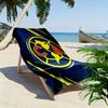 Пляжное полотенце с принтом Club America, Большое, Мягкое, Быстросохнущее, для Пляжа, Кемпинга, Плавания