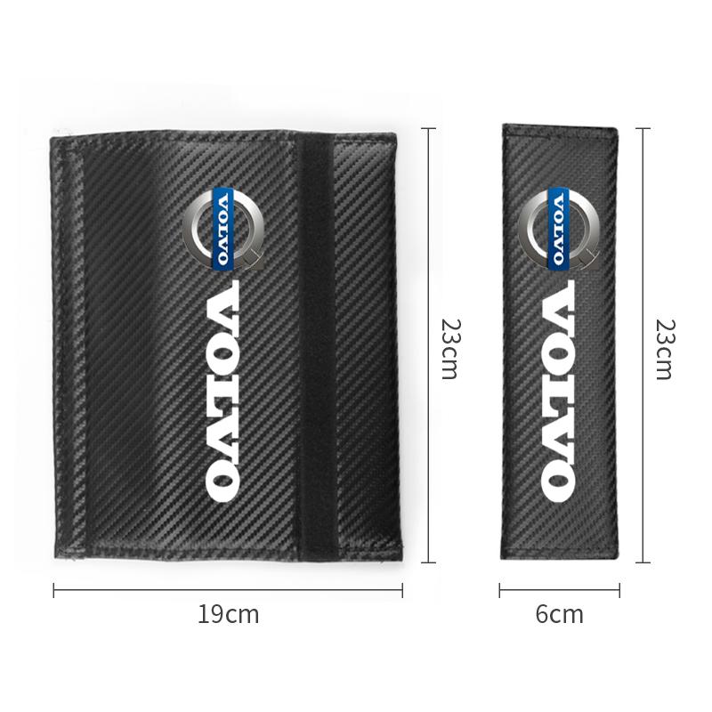 2pcs Carbon Fiber Cotton Protection Cover Case For Volvo XC40 XC90 V40 V90 V60 XC60 S80 S60 S90 C40 V70 XC70 Accessories
