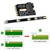 Карта-удлинитель A+E-Key Male на NVME M-key Female, карта-райзер A/E Key на M Key PCIE 4.0 с кронштейном для SSD 2230 2242 2260 2280