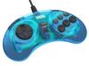 SEGA Mega Drive 8 Button Arcade USB Pad Clear Blue Retri-bit