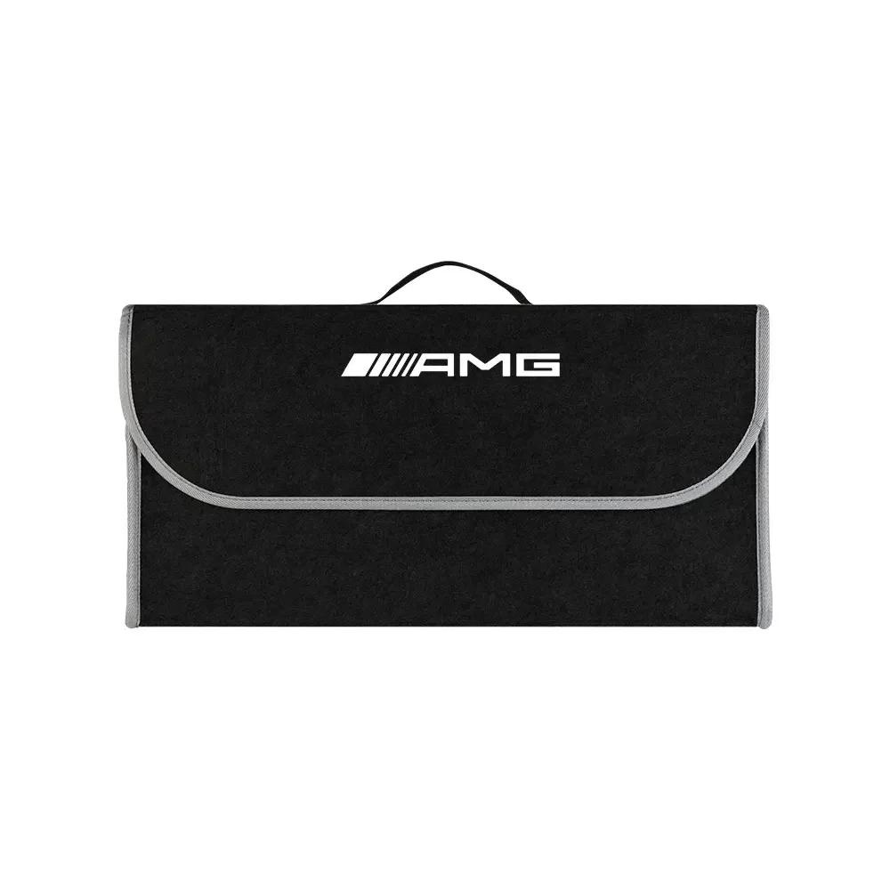 Hot 2025 Car Trunk Stowing Tidying Large Capacity Storage Box Organizer Bag For MERCEDES BENZ AMG W124 W190 W202 W221 W108 C180