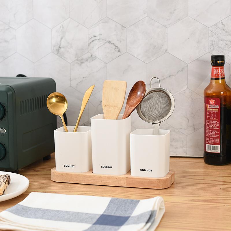 Органайзер для макияжа, ящик для хранения, офисный рабочий стол, ванная комната, кухня, косметика, кухонная утварь, посуда, деревянная полка из АБС-пластика с несколькими сетками