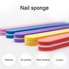 Nail File High Durability Wear Resistant Reusable Washable Bright Color Remove Nail Glue Sponge Nail File