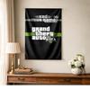Gta Personalized Text Tapestry Decorative Wall Tapestry Smooth Polyester Great for Camping Multi-purpose for All Occasions