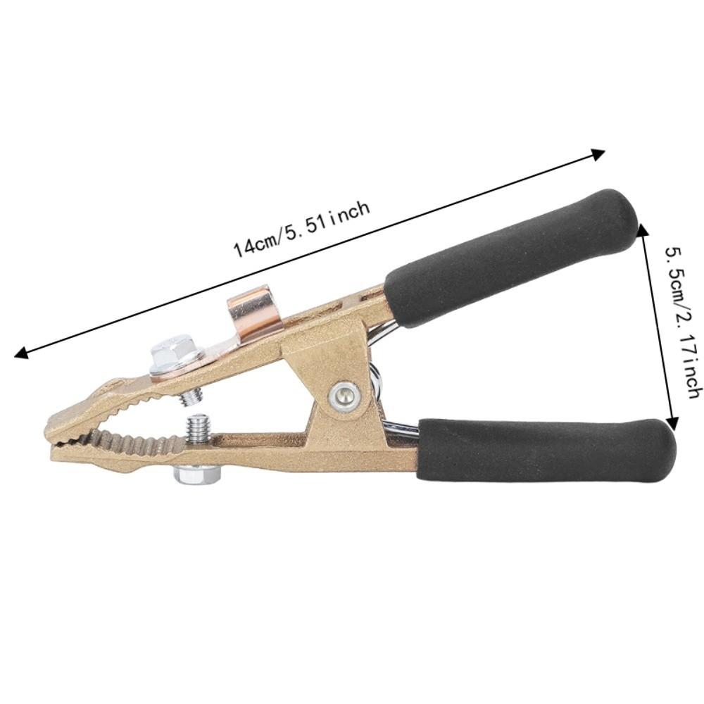 260A Current Rating Earth Wire Clamp Black Welding Ground Clamp For Gas Shielded Welding