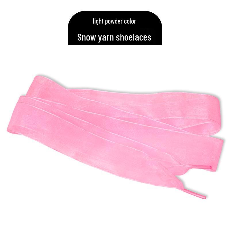 Шифоновые шнурки: Шириной 2,5 см для обуви для самбы, немецких тренировочных и соревновательных (Пара)