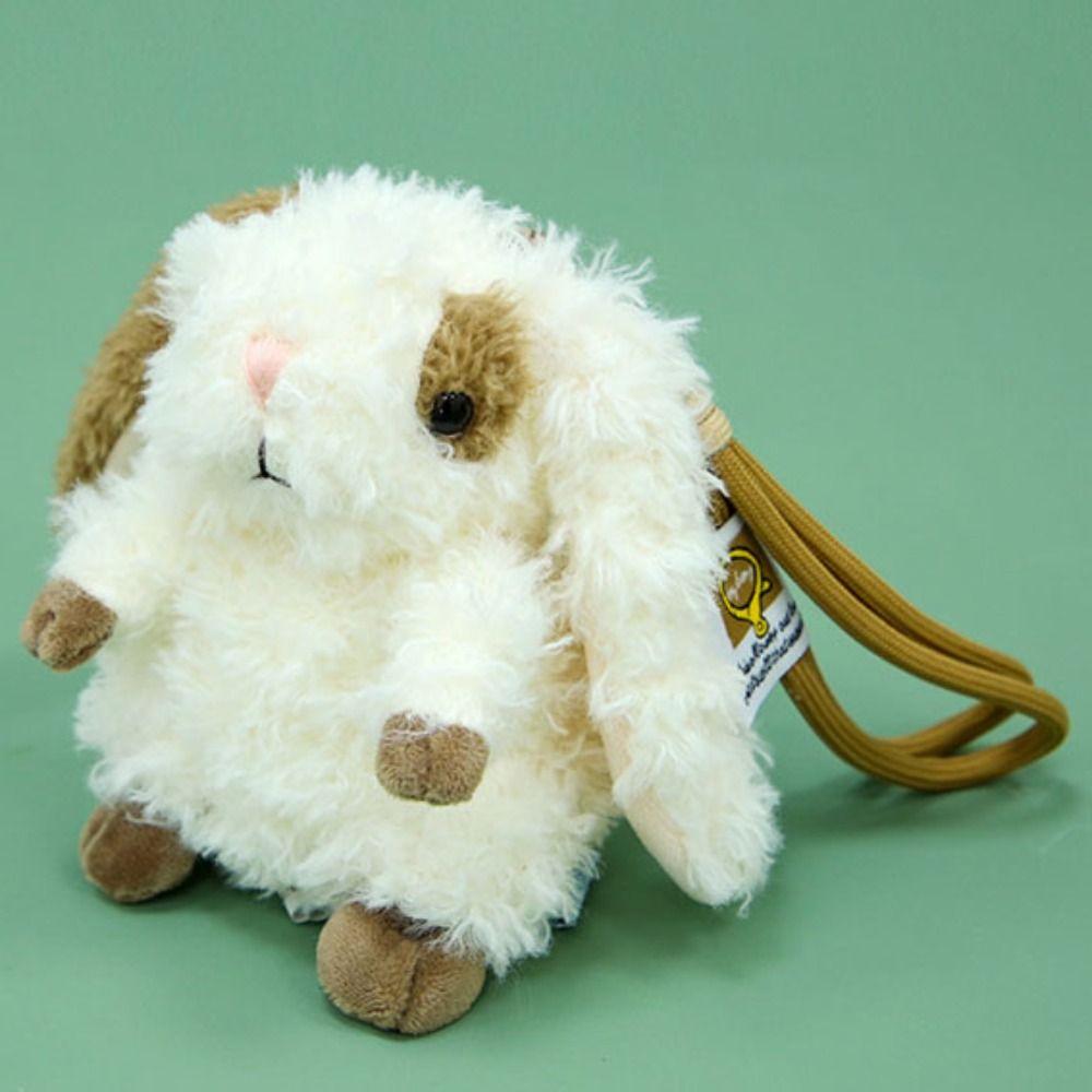PP Cotton Long Ears Rabbit Stuffed Toy Fluffy Sitting Bunny Plush Doll Rabbit Plush Toy  Home Decor