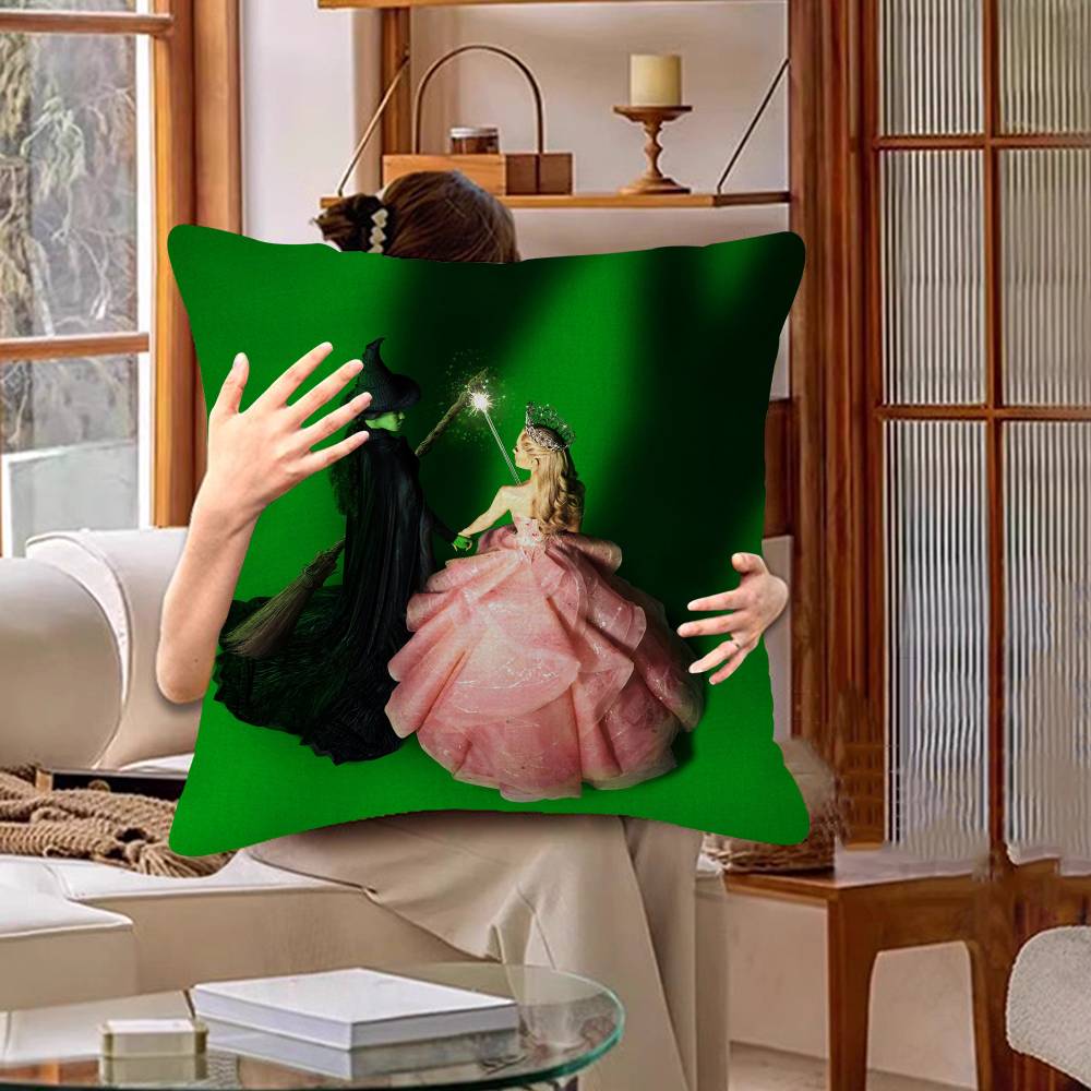 Fantasy Film WWicked Personalized Picture Text Home Decorative Pillows Household Gifts 45x45cm