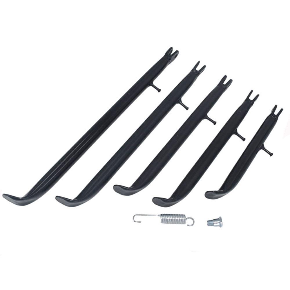 240MM - 420MM Dirt Pit Bike Sidestand with Spring Set 125cc 110cc 140cc for BSE Side Kick Stand for TTR 10 12 14 16 Inch