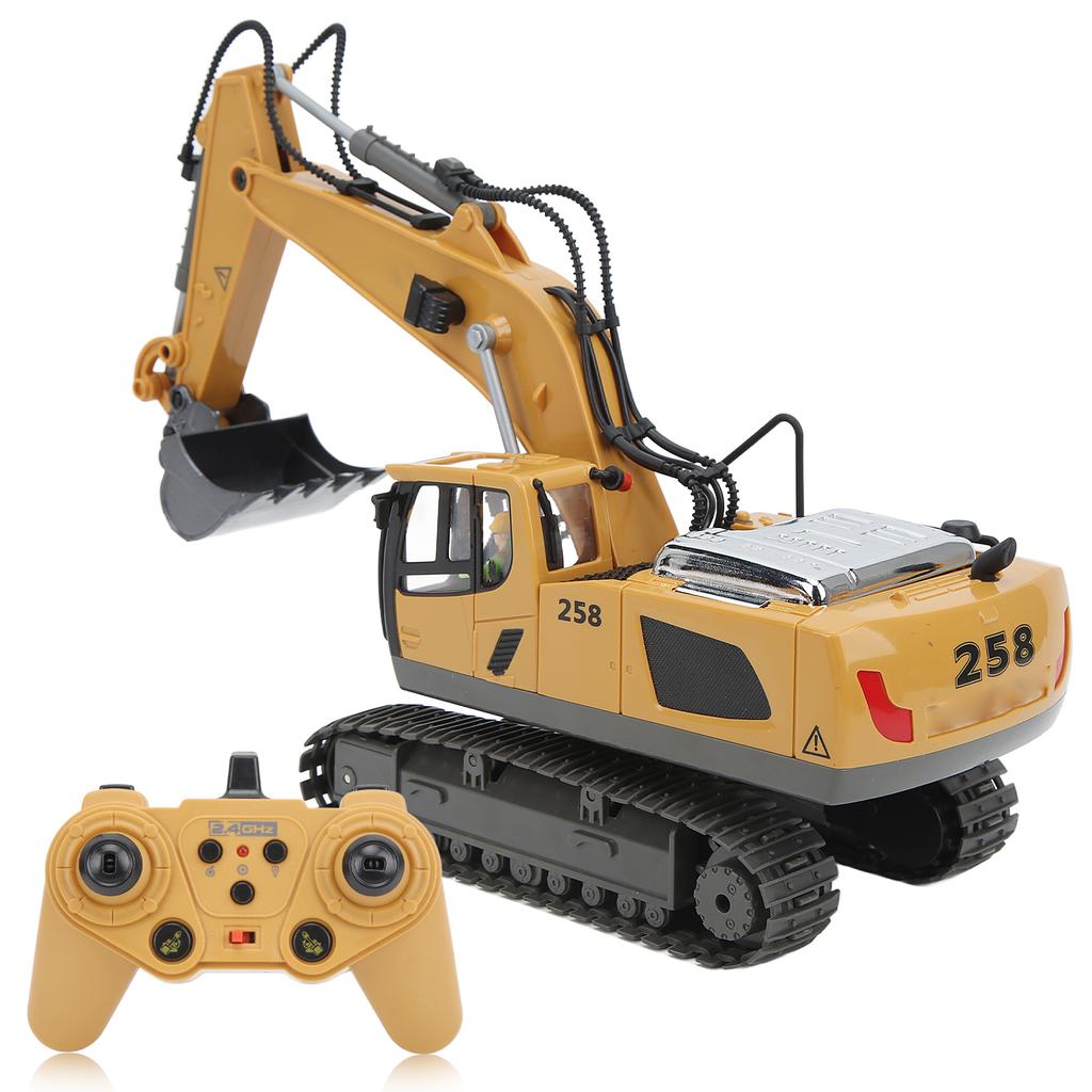 Радиоуправляемый экскаватор 11 каналов 2,4 ГГц 1:20 Моделирование конструкции вращающегося экскаватора с дистанционным управлением игрушка для