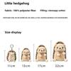 Adorable Hedgehog Plush Toy Stuffed Animal Sleeping Companion Doll for Room Decor Cute Birthday Gift