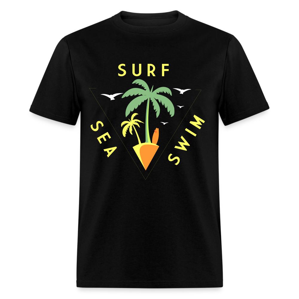 Sea Surf Swim shirt Ocean Beach Sunset Lover Surfing T-Shirt Size S-6XL