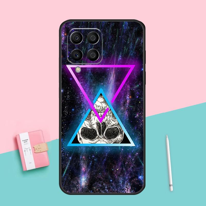 Крутой готический чехол-череп для Samsung Galaxy M53 M33 M23 M13 M12 M22 M32 M52 M20 M14 M54 M11 M21 M31 M51