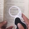 Durable Glass Loupe HD Handheld Magnifying Glass Lens Folding Magnifiers 5X Key Chain Magnifiers