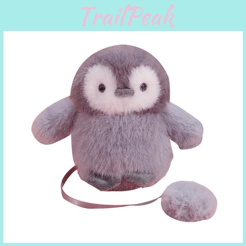 Penguin Plush Toy Shoulder Buddy Soft Stuffed Animal Gift For Kids