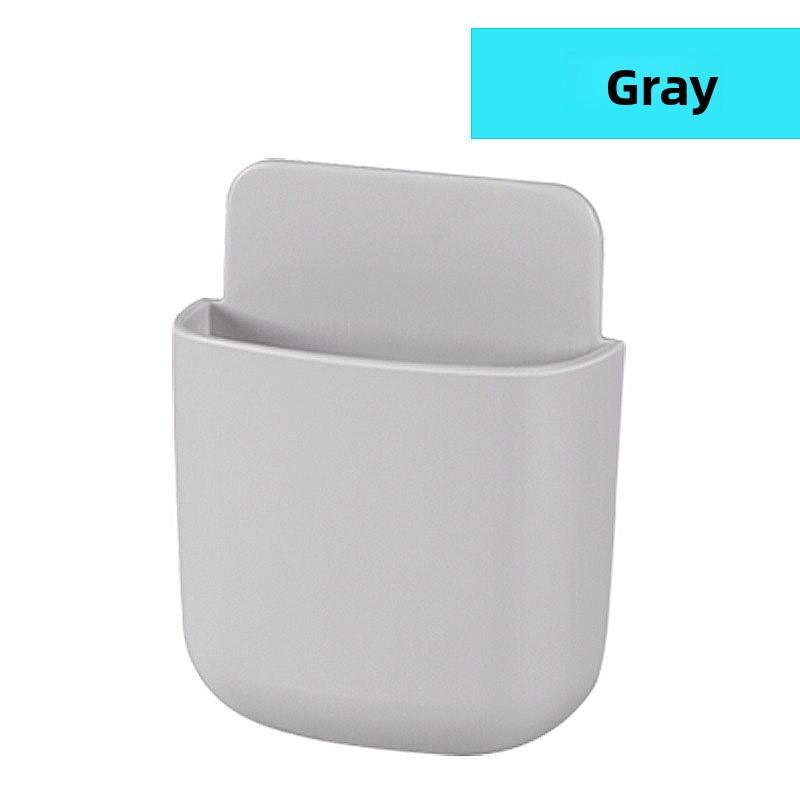 Настенный ящик для хранения пульта, зарядного устройства для телефона и аксессуаров Современный простой дизайн, многоцелевой держатель