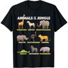 Animals Of The World Wild Jungle Creatures Funny Humor Meme T-Shirt