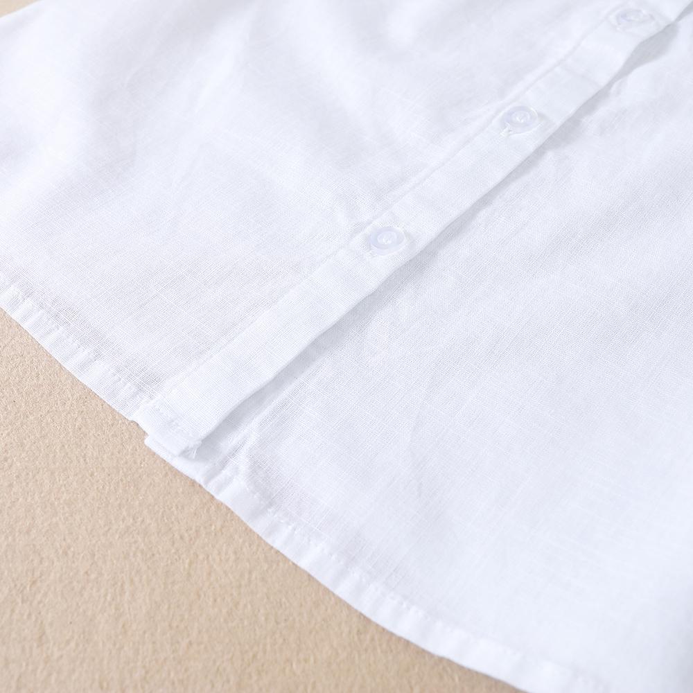 Блузки для девочек, рубашки, летние хлопковые милые кружевные повседневные белые топы с короткими рукавами, детская одежда высокого качества