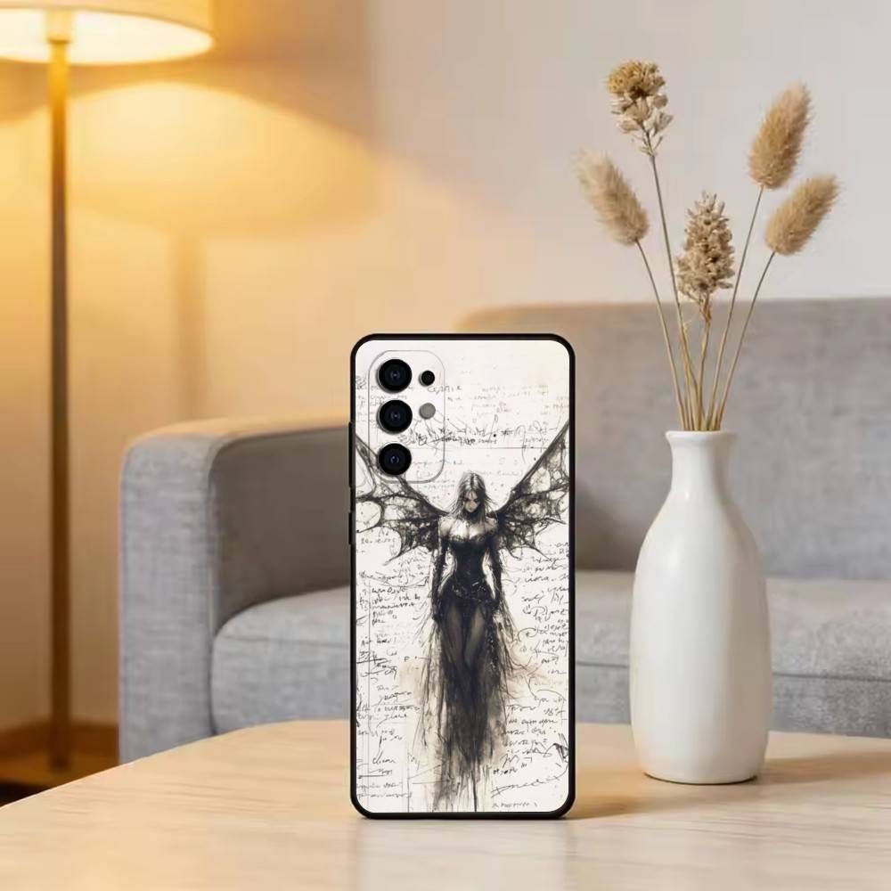 G-Gothic Кибер Сигил Чехол для телефона Для Samsung S25,S24,S21,S22,S23,S30,Ultra,S20,Plus,Fe,Lite,Note,10,Черный Чехол