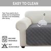 Genina Waterproof Couch Cover, Washable Couch Sofa Cover for Pets Friendly, Furniture Slipcover