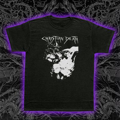 Футболка Christian Death Deathrock Готик-Рок Пост-Панк Культовая Группа из ЛА S-5XL Унисекс Футболка