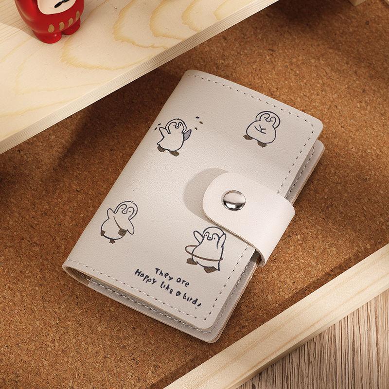 Держатель для кредитных карт с милым собачьим принтом, кошелек, мини-держатель для бизнес-автобуса, маленькая студенческая карточка, сумка для хранения рабочего удостоверения личности