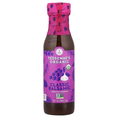 Tessemae's Органическая заправка и маринад, Классический бальзамический, 296 мл (10 жидких унций)