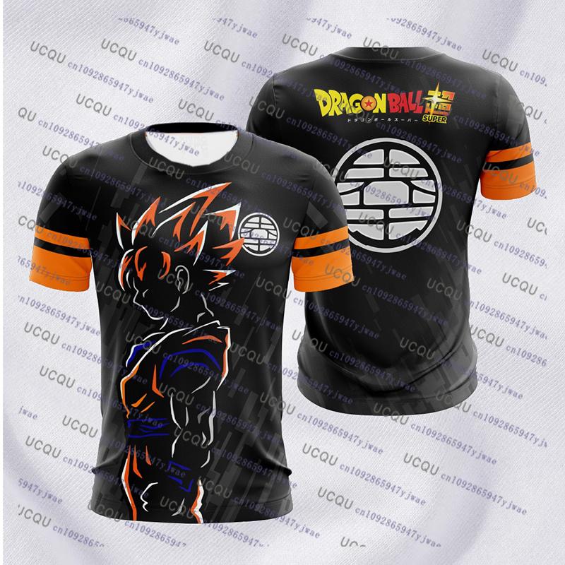 2026Японский Аниме Футбольная Майка Dragon Ball МужскаяЖенская Оверсайз Футболка Летняя Быстросохнущая Спортивная Дышащая ОверсайзКосплей Футболка