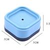 Washing machine universal foot mat non-slip shockproof heightening drum base Blue 4 Pack