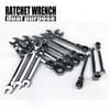 Flex-Head Key Wrench Set Ratchet Wrenchs Car Repair Tool Universal Wrench Car Repair Tool Set Wrench
