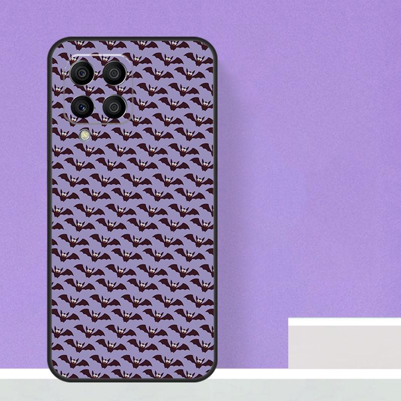 Halloween Vampire Bats For Samsung Galaxy M12 M32 M52 M14 M34 M54 M21 M51 M31 M30s M20 M15 M55 M13 M33 M53 Case