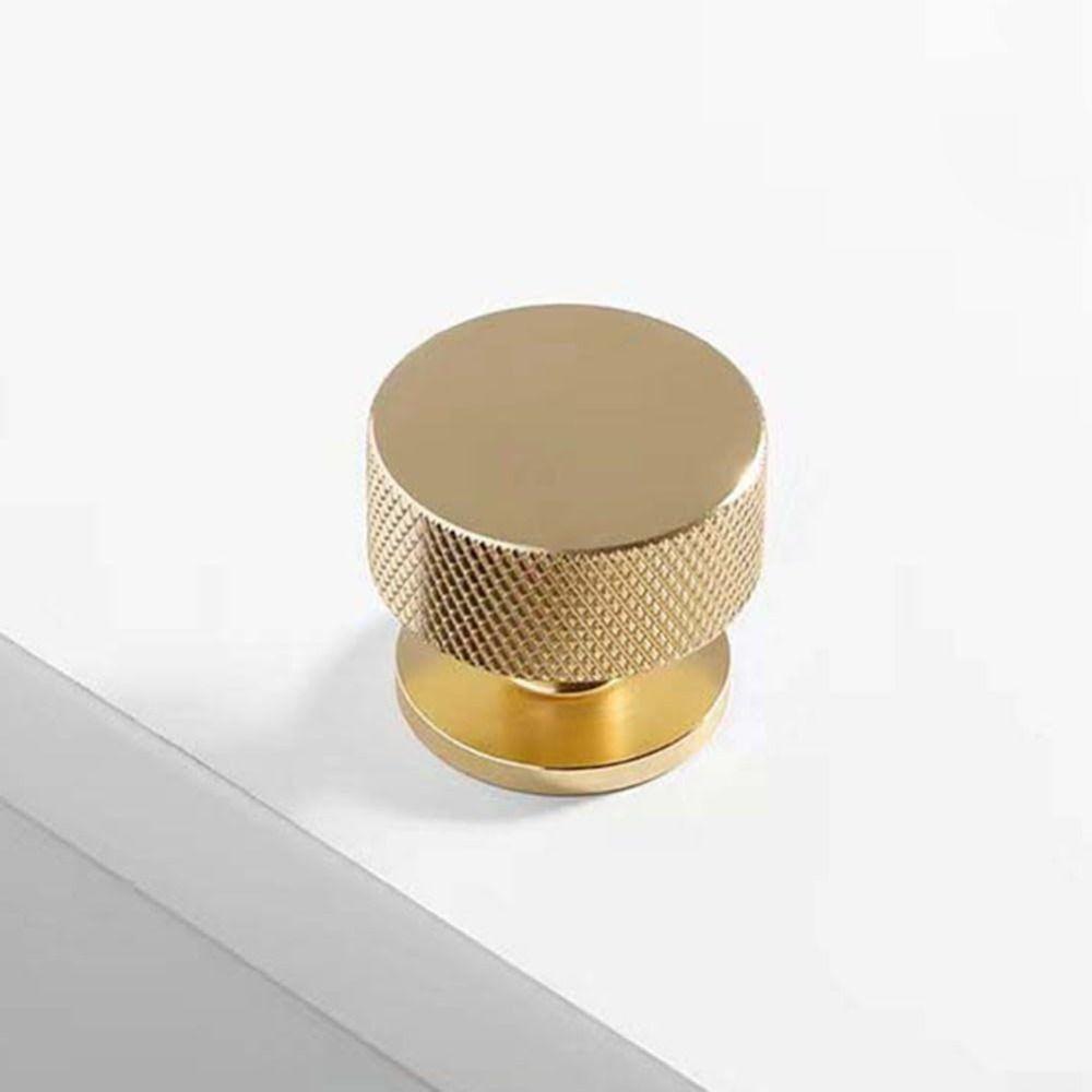 Круглая мебельная ручка с насечкой, простая ручка для шкафа, для дома